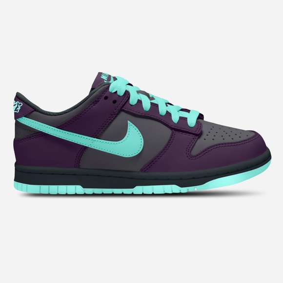 Nike Shoes - 🩵💜 Nike Dunk Low Purple teal 💜🩵
